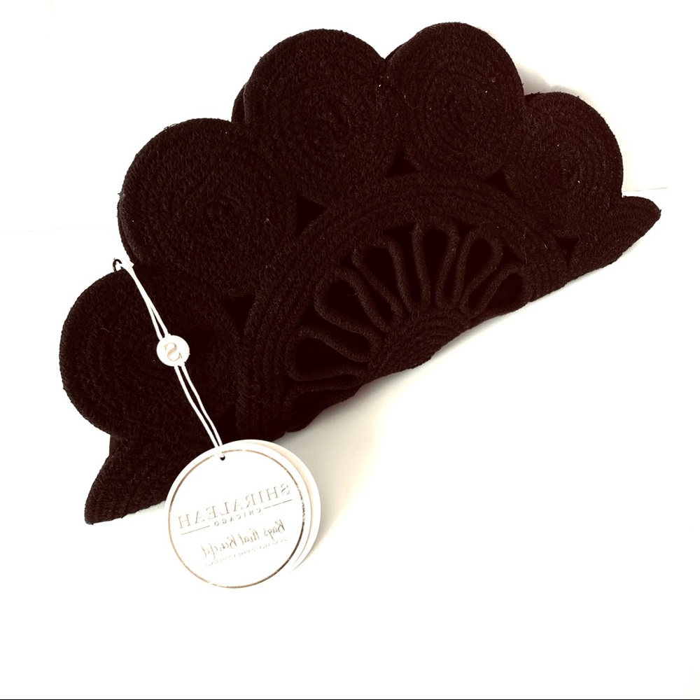 Shiraleah Black Clutch New With Tag